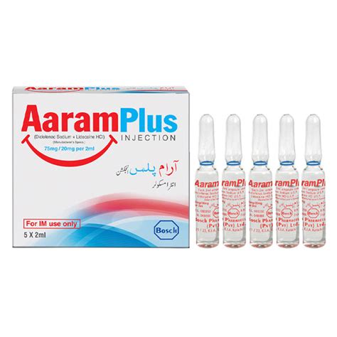 Aaram Plus Injection Bosch Pharmaceuticals Pvt Ltd