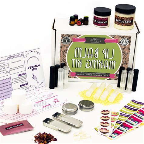 Diy Lip Balm Kit Homemade Natural And Organic