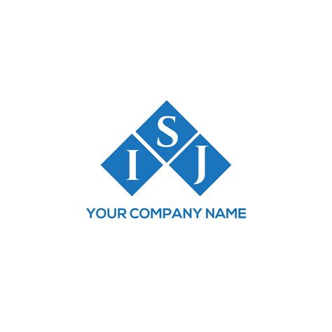 ISJ letter logo design on white background. ISJ creative initials letter logo concept. ISJ ...