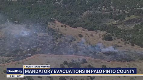 Palo Pinto County Wildfire Forces Mandatory Evacuations YouTube