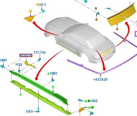 Ford Mustang Lizg Listwy Progowej Prawy Oe