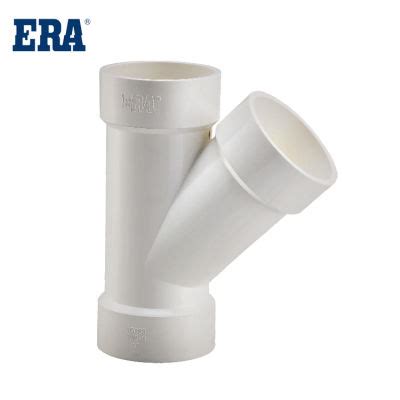 Era ASTM D2665 UPVC PVC Dwv Drainage Fittings Reducing Y Tee With NSF