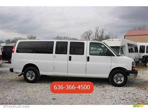 2012 Summit White Chevrolet Express LT 3500 Passenger Van 111738485