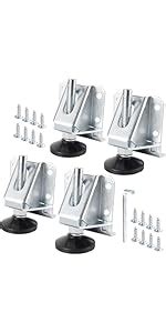 Amazon POWERTEC Corner Leveling Feet 4PK Heavy Duty Adjustable