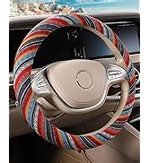 Amazon Cofit Breathable Steering Wheel Cover Microfiber Leather