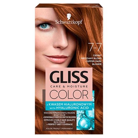 Schwarzkopf Gliss Color krem koloryzujący do włosów 7 7 Ciemny