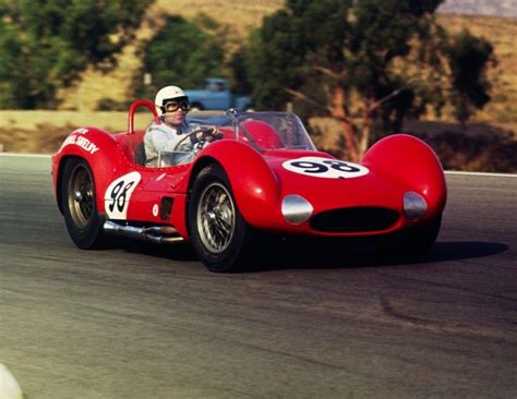 Carroll Shelby In A Maserati Birdcage At The Pacific Grand Prix 1960