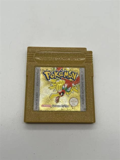 Pokemon Goldene Edition Speichert Gameboy Color Nintendo Acheter