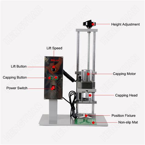 HengYuan DDX 450 Capping Machine Semi Automatic Single Head Desktop