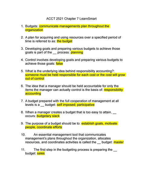 ACCT 2521 Chapter 7 Learn Smartt - ACCT 2521 Chapter 7 LearnSmart ...