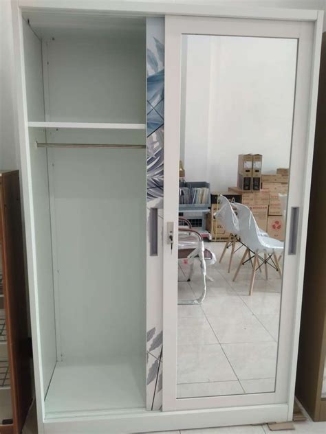 Jual Lemari Pakaian Besi Sliding Door Jumbo Bufalo Lb 318 Di Seller