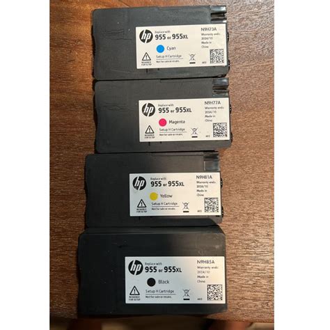 No Boxexpired Hp 955xl High Yield Blackcyanmagentayellow Ink Cartridge 100 Original