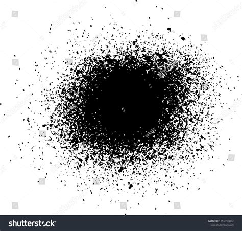 Abstract Black Ink Splash Background Grunge Royalty Free Stock