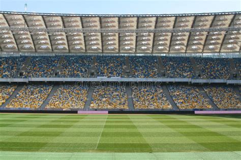 Olympic Stadium in Kiev stock image. Image of football - 23962141