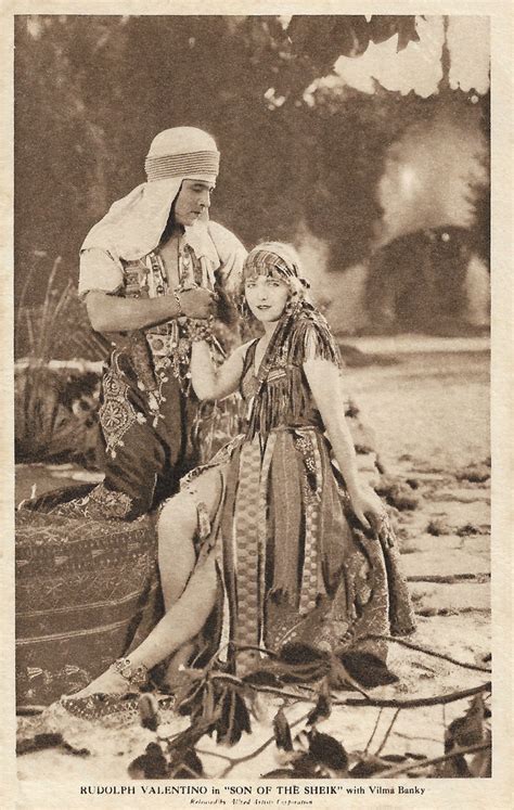 Rudolph Valentino And Vilma Banky In The Son Of The Sheik Flickr