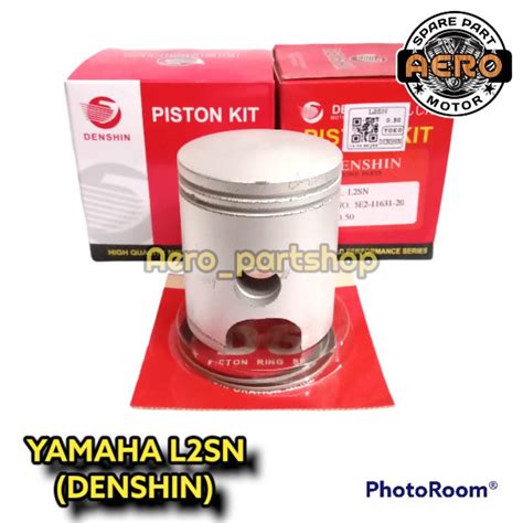 Jual Piston Kit Seher Seker Set Ring Motor L2SN L2 SUPER Merk DENSHIN