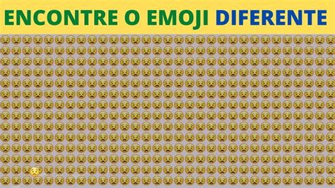 Encontre O Emoji Diferente N Vel Muito Dif Cil Encontre A Edi O