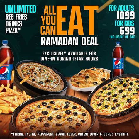 Dope Menu Fast Food Restaurant In I8 Islamabad