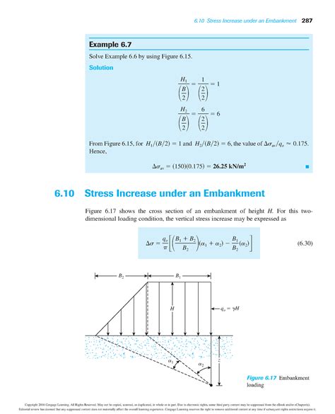 Stress Under Embankment Stress Increase Under An Embankment