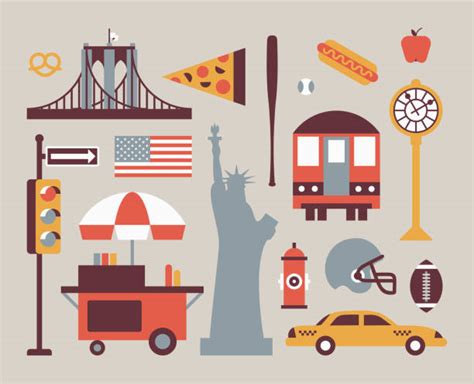 New York City Icons Illustrations, Royalty-Free Vector Graphics & Clip ...