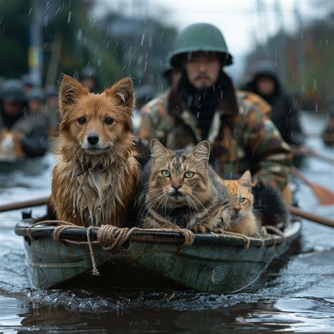 Solidariedade Em A O Apoio Aos Animais Afetados Pelas Enchentes No