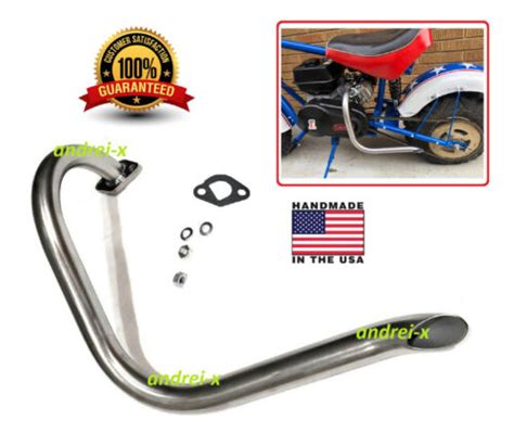 Mini Bike Custom Exhaust Header Pipe For Predator Cc Honda Gx