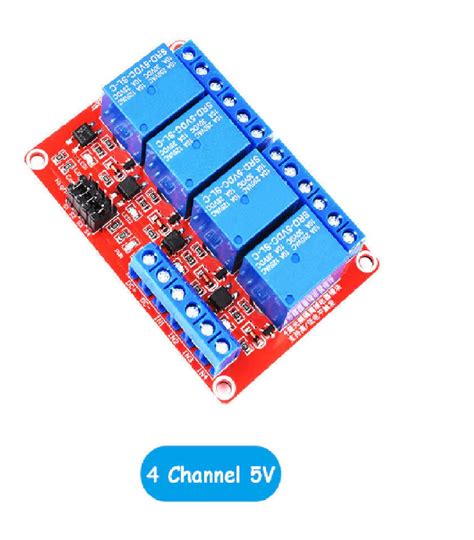 4 Channel Relay Module 12v High And Low Level Trigger Relay Module