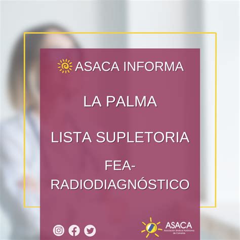 La Palma Relaci N Provisional De Aspirantes Admitidos Y Excluidos En