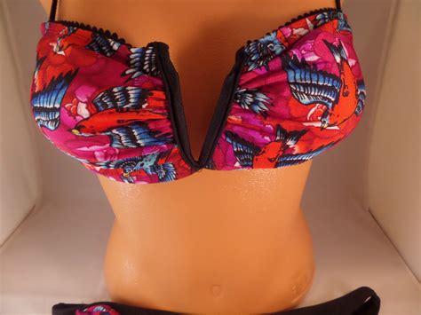 Nwt Iron Fist Pc Havana Breeze Bikini Size Xs Bandeau Top Low Rise