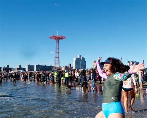 Polar Bear Plunge Coney Island 2024 Ethel Janenna