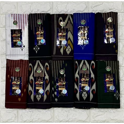 Jual Grosir 10 Pcs Sarung Atlas Idaman 555 Kembang Motif BHS SWL