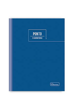 LIVRO PONTO 4 ASSINATURAS Capa Dura Miolo Costurado 100 Folhas