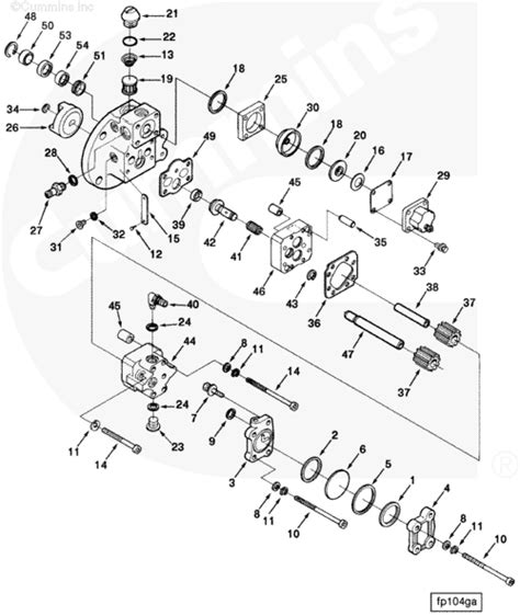 Cummins N14 Fuel System Diagram