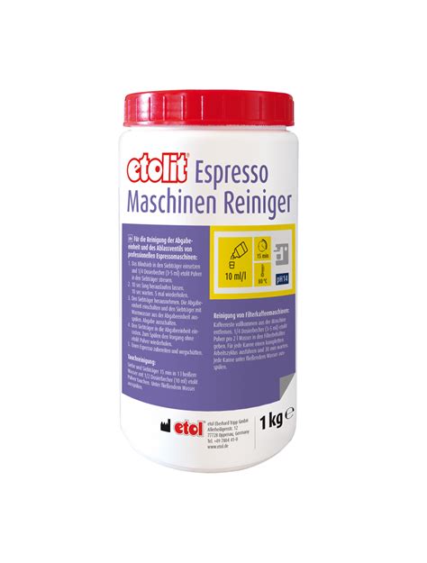 Etolit Espresso Maschinen Reiniger 61 Kg Dosen FSE GmbH