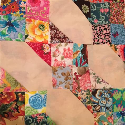 Floral Fantasy Friendship Four Patch Quilt Pattern Susies