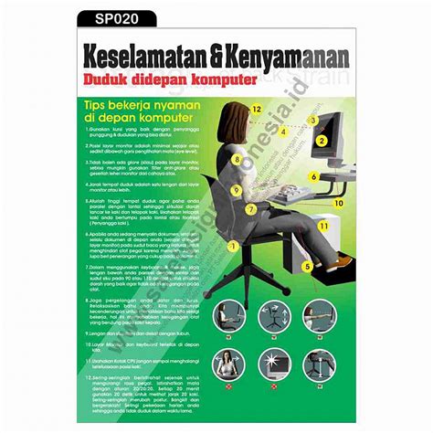 Safety Poster Sp Safety Poster Keselamatan Dan Kenyamanan Duduk Di