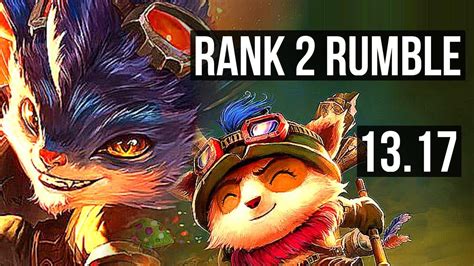 Rumble Vs Teemo Top Rank Rumble Jp Challenger