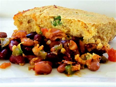 The Health Seekers Kitchen Spicy Two Bean Tamale Pie