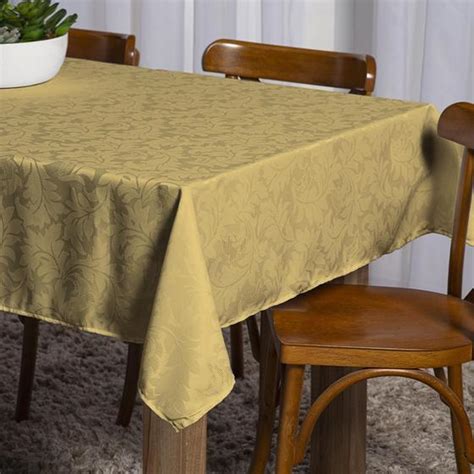 Toalha De Mesa 3 Metros Jacquard 10 Cadeiras Branca Vermelha Chumbo