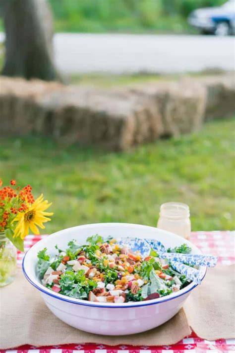 Autumn Harvest Salad With Maple Dijon Dressing Health Starts In The Kitchen