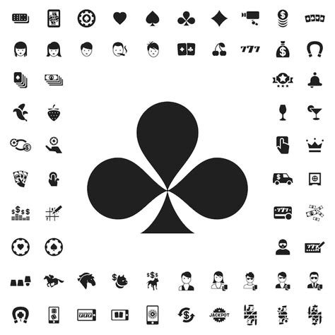 Premium Vector | Clubs icon illustration isolated vector sign symbol