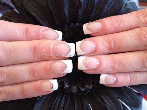 Eye Candy Nails And Training Acrylic Nails French By Nicola Senior On