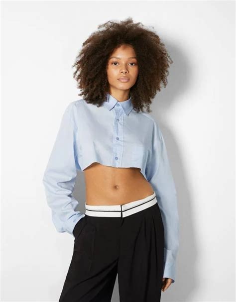 Camisas Cropped El Básicos En Tendencia Que Moderniza Y Estiliza Tus