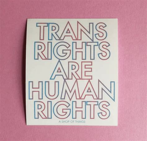 Trans Rights Sticker – Party Art Community