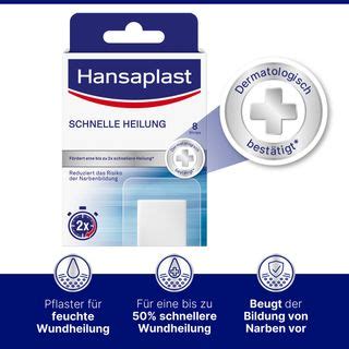 Hansaplast Schnelle Heilung Strips 8 St Shop Apotheke