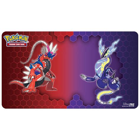 Pokemon Playmat Koraidon And Miraidon Accessories Miniature Market