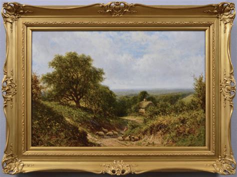 Henry Jutsum The Mill Stream Large 19th Century English Landscape
