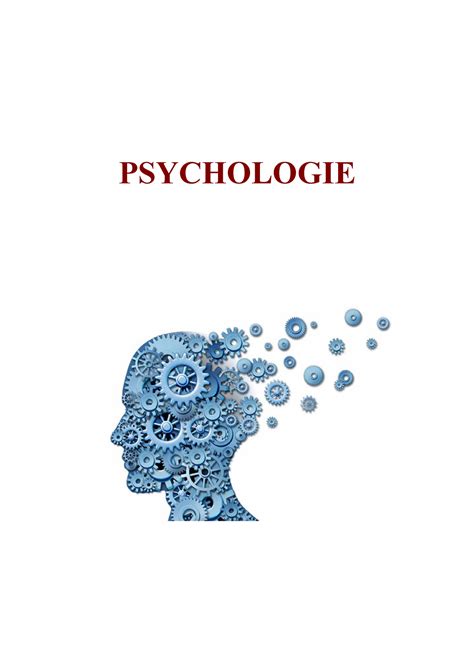 Psychologie Pdf Cours Entier De Psychologie Psychologie