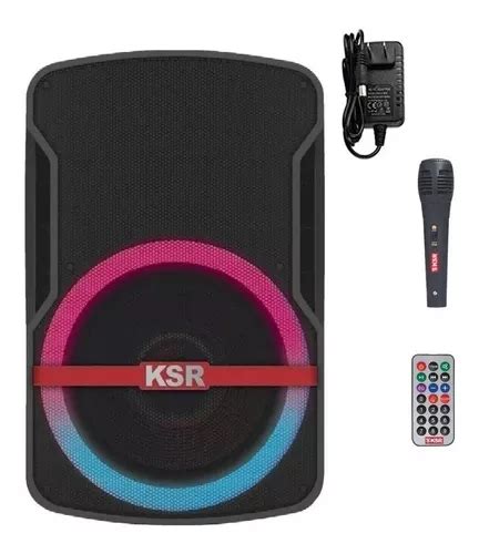 Bocina Recargable Bluetooth Usb Fm Aux Bafle Kaiser Env O Gratis