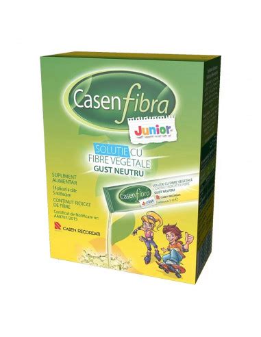 Casenfibra Junior Solutie Cu Fibre Vegetale 14 Plicuri X 5 Ml